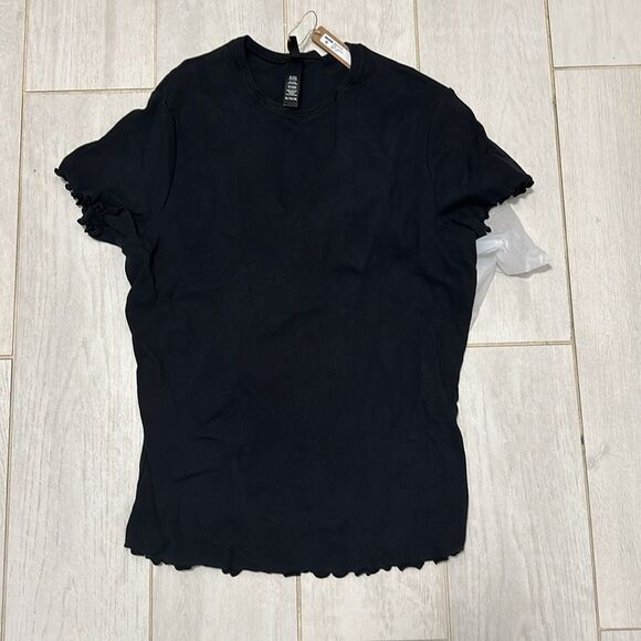 NWT skims black pointlette logo tee XL - Picture 1 of 7
